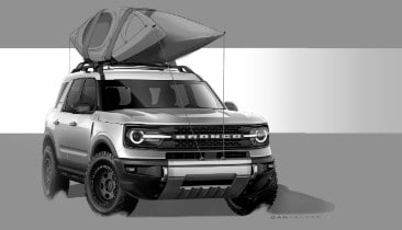 2025 Bronco Sport Exterior Sketch
